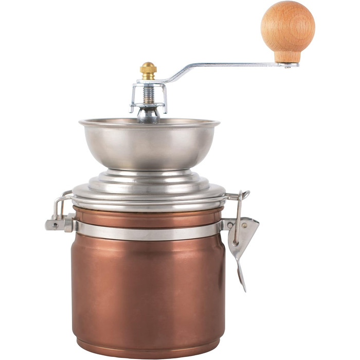 Кавомолка La Cafetière з нержавіючої сталі, мідне покриття, коричнева