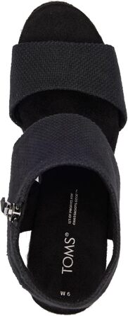 Сандалі жіночі TOMS Majorca на платформі та підборі, чорні (38 EU)