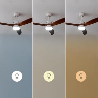 Стельовий вентилятор Cecotec EnergySilence Aero 5275 DarkWood з LED підсвіткою та пультом, 40W, 52 дюйми, DC мотор, зимовий/літній режим