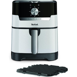 Аерофритюрниця Tefal EY501A Easy Fry & Grill 4,2 л, 2-в-1, технологія Extra Crisp, енергозберігаюча, таймер, гриль, біла