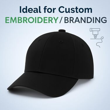 Кепка бейсболка 4sold, чорна, унісекс, бавовна, регульована, легка та дихаюча