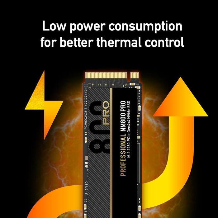 Lexar SSD Professional NM800 Pro 1TB M.2 2280 PCIe Gen4 NVMe - Швидкий диск для професіоналів