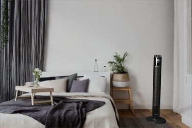 Вентилятор Tower CF2203 з пультом, таймером, очищувачем повітря та LED дисплеєм - Чорний