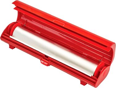 Обрізач для харчової плівки Kuhn Rikon 27669, пластиковий, червоний, 35.9 x 9.6 x 6.2 см
