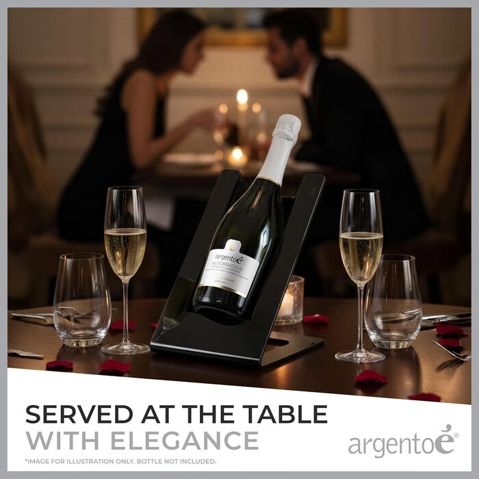 Охолоджувач для вина Argentoè Gelette, чорний