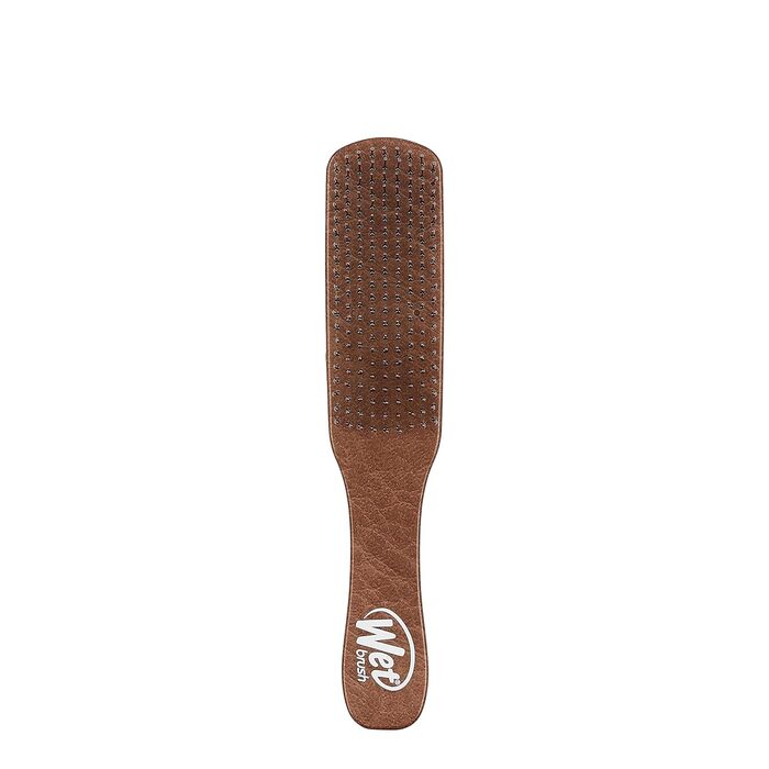 WetBrush Detangler для чоловіків з шкіряною ручкою (колір коричневий)