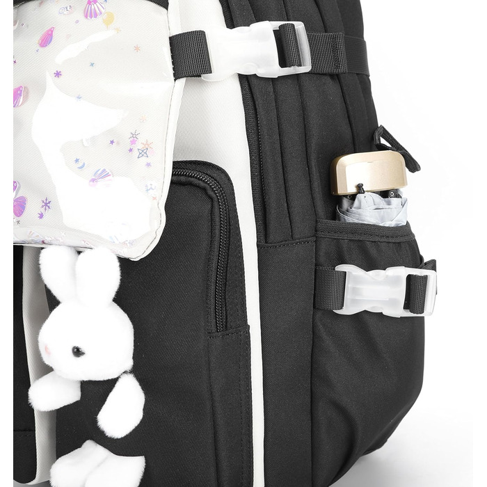 Шкільний рюкзак для дівчаток Joymoze: стильний, місткий, чорний | Рюкзак для підлітків