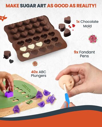 Набір для випічки тортів RFAQK 50-в-1: обертовий стіл, 12 підставок, насадки та мішки для крему, вирівнювач (700 шт.)