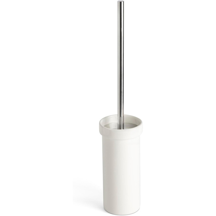 TATAY Klobürste: Елегантна щітка для унітазу з полірезину | Дизайн для ванної кімнати | Модель для столу | 10,1 x 10,1 x 35,5 см | Колекція Saigon | Бежевий (Slim Bürste)