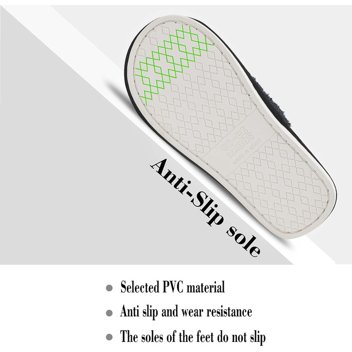 Чорні домашні тапочки MAXTOP з м'якого плюшу у вигляді кігтика кота з пам'ятівою піною, жіночі, 38/39 EU