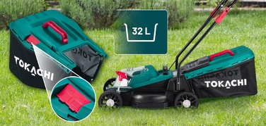 Акумуляторна газонокосарка Tokachi, 33 см