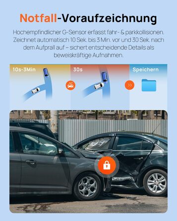 Відеореєстратор 70mai A410 Dual 2.5K + 1080P з GPS, Wi-Fi, HDR, нічним баченням та картою 64GB