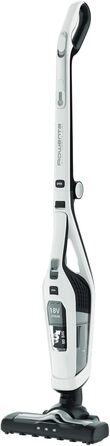 Rowenta RH6737 Dual Force 2-in-1 Cordless Stick Vacuum | Integrated Handheld Vacuum | Foldable Handle | Very Lightweight – Only 2.5 kg | LED Lighting | White