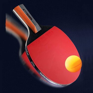 Набір для настільного тенісу Symagalbst 6-в-1: 2 ракетки, 3 м'ячі, чохол. Ідеально для початківців та професіоналів