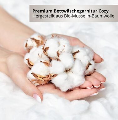 Дитяча постільна брова Kinderbettwäsche 100x135, 2 шт. | Органічна бавовна, сертифікат ÖkoTex, для алергіків | Комплект постільної білизни з 1 простирадлом 135x100 см та 1 наволочкою 40x60 см | Бежевий колір