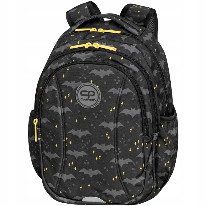 Багатовідсінковий шкільний рюкзак CoolPack, чорний, 21 л
