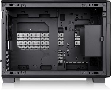 Корпус для ПК Thermaltake TR200 Micro Chassis, Micro-ATX/Mini-ITX, підтримка СРО 360мм, 7 вентиляторів 120мм, USB-C, чорний