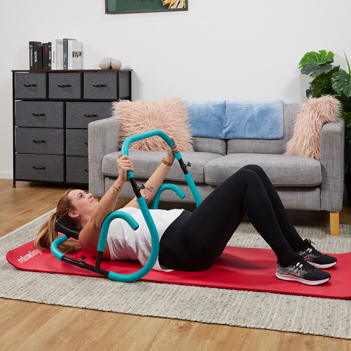 Relaxdays Ab Roller Turquoise