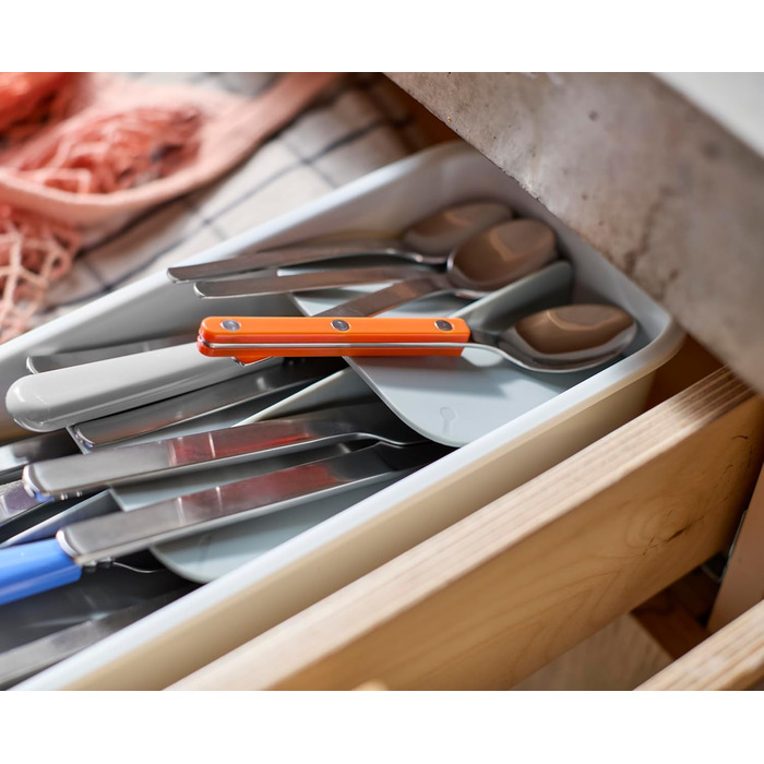 Органайзер для столових приборів Joseph Joseph DrawerStore з ніжницями, розширюваний, з переробленого пластику