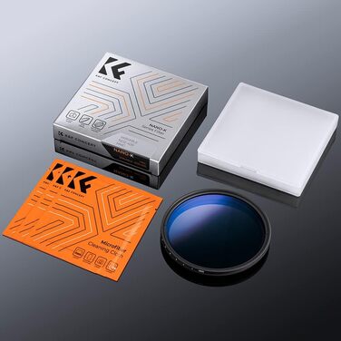 Фільтр ND Variabler K&F Concept Nano-Klear (40.5mm) ND2-ND400, 1-9 ступенів, з 3 серветками для чищення