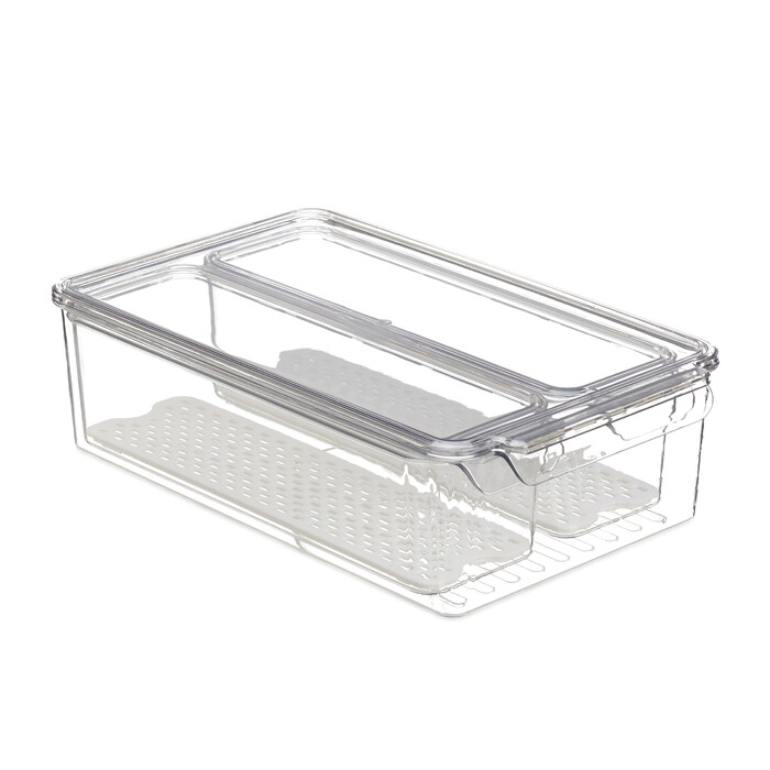 Relaxdays Refrigerator Organizer 3-Piece Set