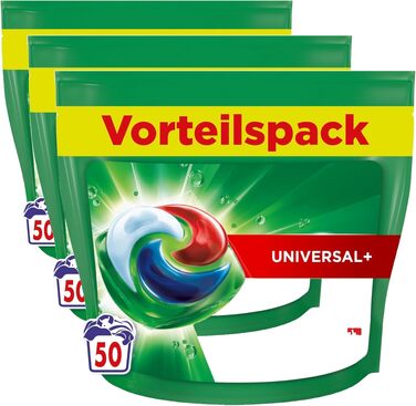 Капсули для прання Ariel Universal+ універсальний засіб для прання, 82 шт (набір з 3 упаковок по 50 шт)