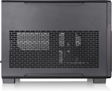 Корпус для ПК Thermaltake TR200 WS Micro-ATX/Mini-ITX, підтримка СРО 360мм, 7 вентиляторів 120мм, USB-C, чорний