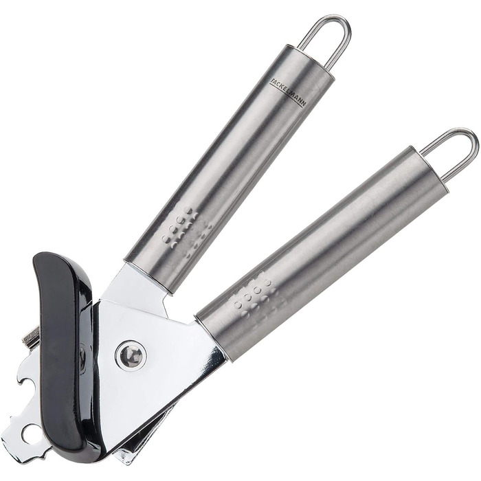 Fackelmann OVALGRIFF: Подрібнювач часнику з нержавіючої сталі з ергономічною ручкою (Срібло), 1 шт.