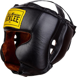 Benlee Leather Headguard Tyson S/M Black - Boxing Head Protector