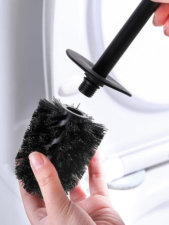 Набір для чищення унітазу з нержавіючої сталі, підлоговий, для ванної кімнати (білий)