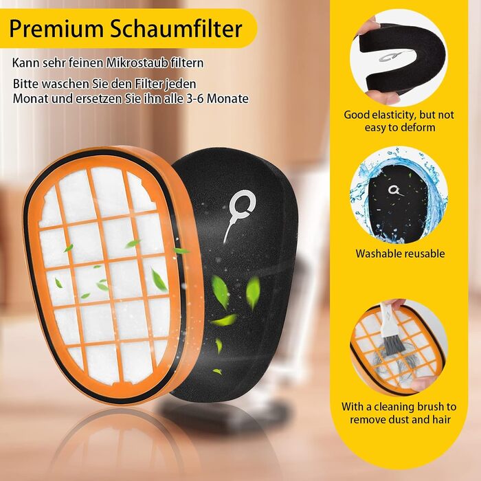 Набір фільтрів для акумуляторного пилососа Philips SpeedPro Max Aqua, 6 шт.
