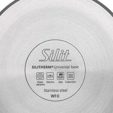 Silit Scalea 6-Piece Induction Cookware Set - Stainless Steel Pots and Pans with Glass Lids