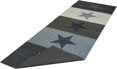 Килимок для кухні зірки 60x180 см, миючий, кольоровий | Теппих для кухні