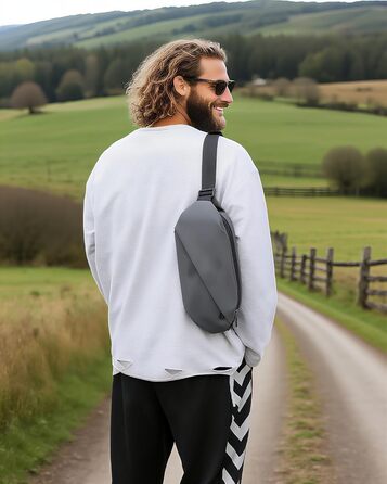 Поясна сумка чоловіча/жіноча велика, з PU шкіри, водонепроникна, для спорту, подорожей, бігу, піших прогулянок, захист від крадіжки, елегантна, темно-зелена