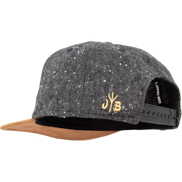 Кепка бейсболка Jumping Bird для чоловіків • Snapback кепка для активного відпочинку • Регульований розмір, легко миється, темно-сірий колір