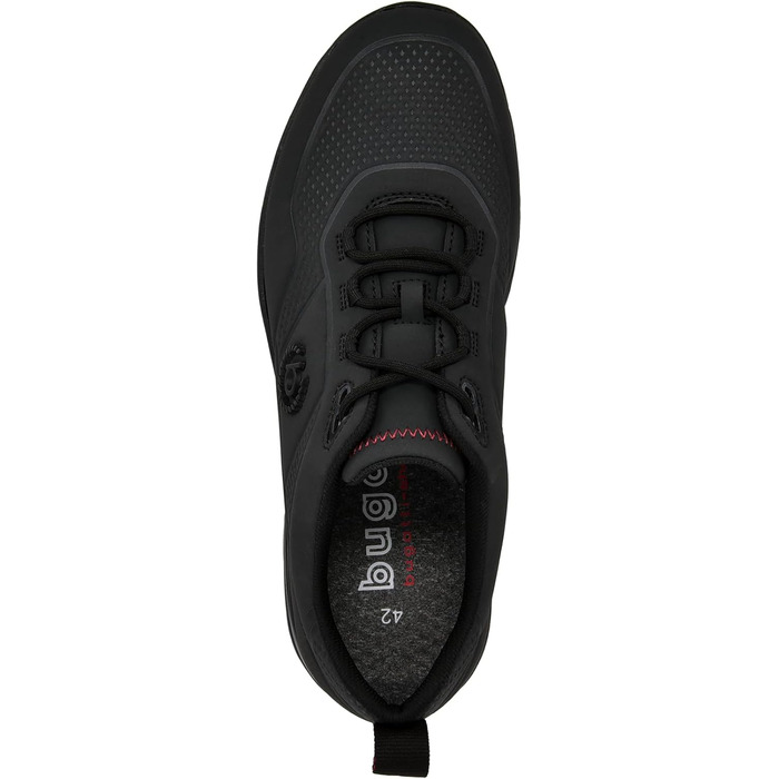 Чоловічі шнуркові туфлі Bugatti сірого кольору, 43 EU, чорний