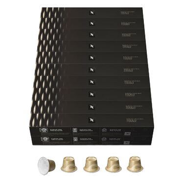 Кава Nespresso Original Ваніль | Арабіка з ароматом ванілі | 100 капсул | Сумісна з Nespresso Original