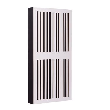 Акустична панель Bluetone Acoustics Slat AbFuser для звукопоглинання та дифузії, біла (100x50x11 см)