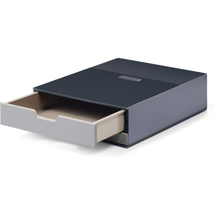 Скринька для кави та чаю Durable (2 шухляди, антрацит) 338358 - Скринька для кавової станції/офісу