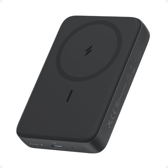 Магнітний зовнішній акумулятор Anker Zolo 10000mAh 30W — Бездротова швидка зарядка для iPhone 17/16/15, AirPods, чорний