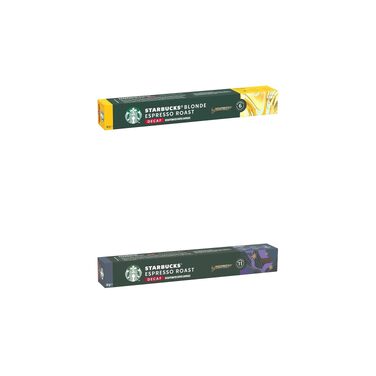 Кавові капсули Starbucks Explorer Pack Decaf для Nespresso, декаф, 60 капсул (6х10)