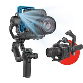FeiyuTech SCORP-C2 Стабілізатор Gimbal для DSLR та бездзеркальних камер з AI-трекінгом, вертикальною зйомкою та вагою до 3.5 кг, сумісний з Canon, Sony, Panasonic, Nikon, Fujifilm