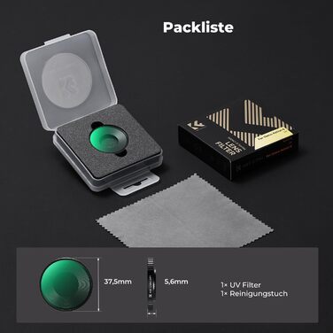 Набір фільтрів K&F Concept ND для DJI Osmo Action 6: ND8, ND16, ND32, ND64 (з покриттям UV)