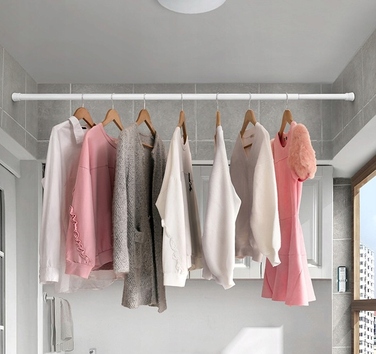 Розсувна штора для ванної Gold start 160-300 x 25 мм, чорна