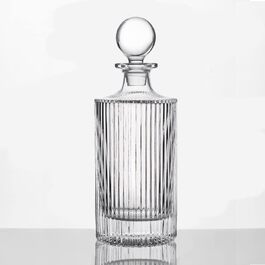 Whiskey Decanter Set with 2 Glasses - Modern Design, 765ml - Ideal for Scotch & Liquor