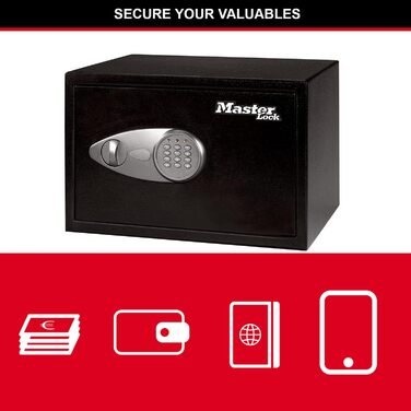 Сейф Master Lock з електронним кодовим замком, 16 л, 22 x 35 x 27 см