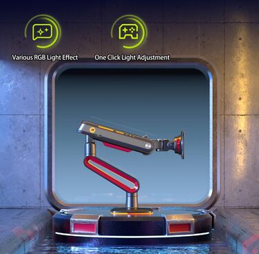 Кріплення для монітора 32-60 дюймів Ultrawide, до 20 кг, VESA 75/100 мм (Червоний)