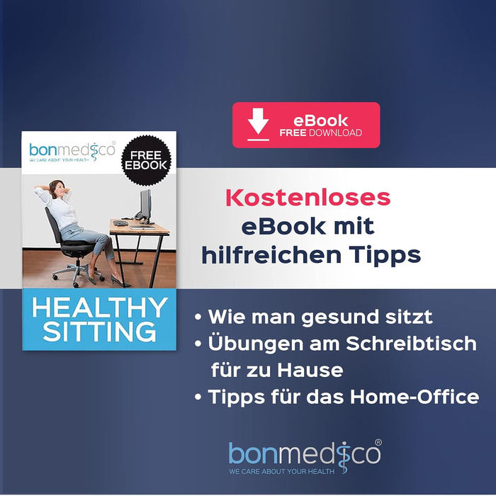 Ортопедична подушка для сидіння Bonmedico з Memory Foam Gel - для авто, офісу, інвалідного візка. Чорний велюр (Стандарт)
