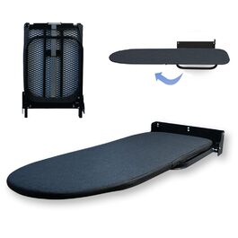 Настінна розкладна дошка для прасування Wandmontierbares Faltbügelbrett, 92 x 31 см, чорна