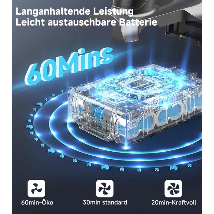 Акумуляторний бездротовий пилосос Hearten 4-в-1 з LED-дисплеєм та антизаплутувальною щіткою, керуванням в один дотик, LED-підсвічуванням для шерсті тварин/килимів/твердих підлог (Золотий)